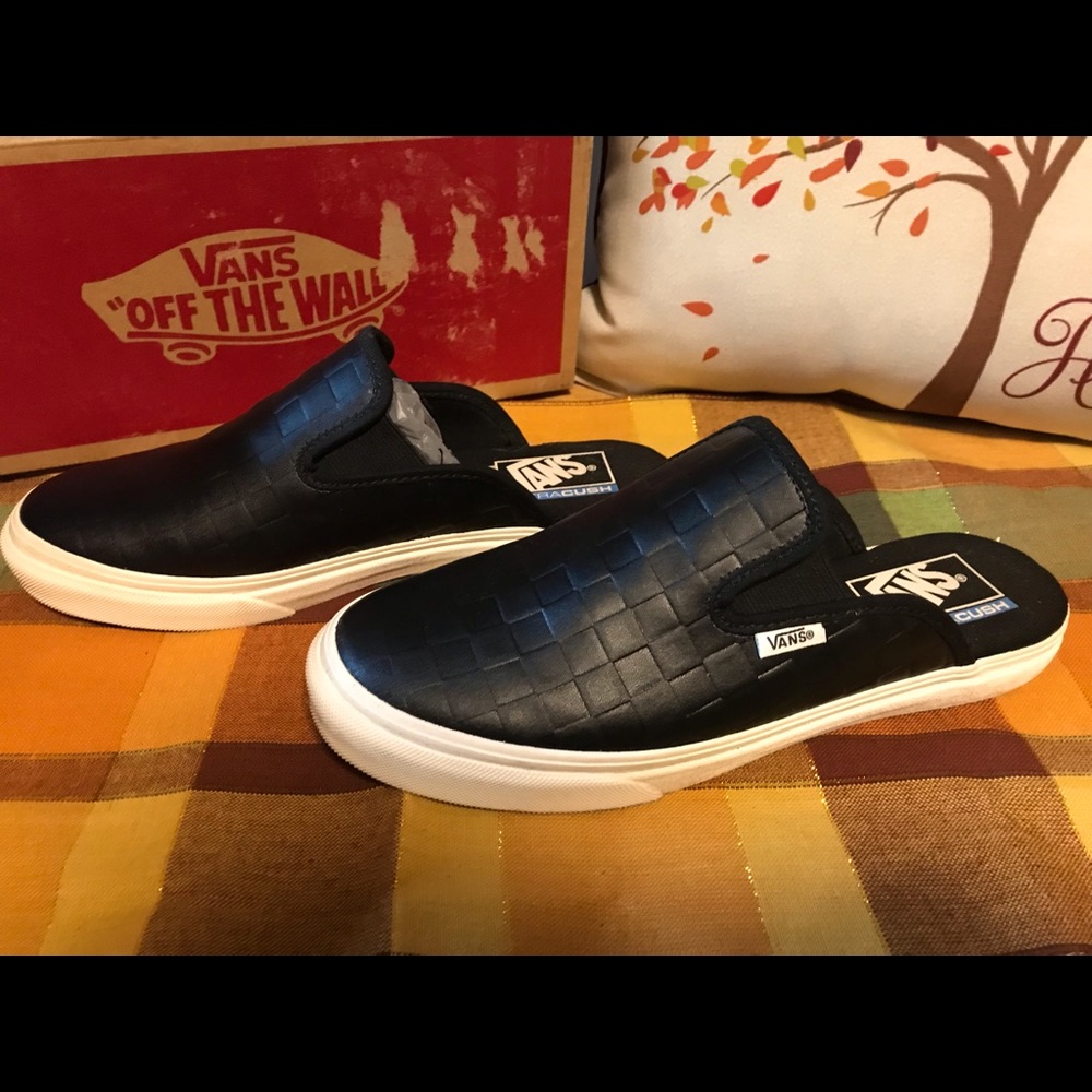 Vans Classic Slip-On Mule Leather